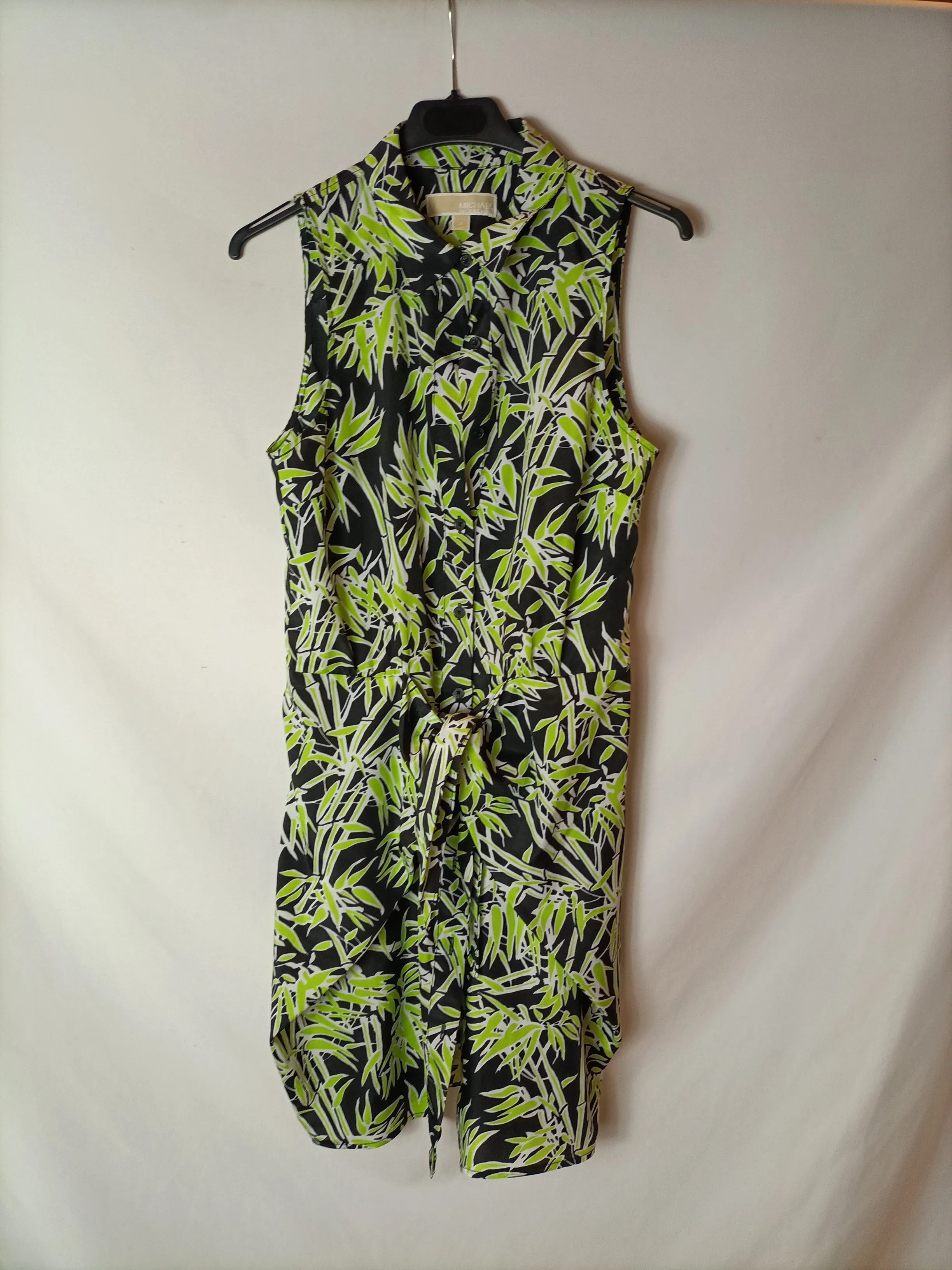 MICHAEL KORS. Vestido estampado abotonado. T 2 ( XS)